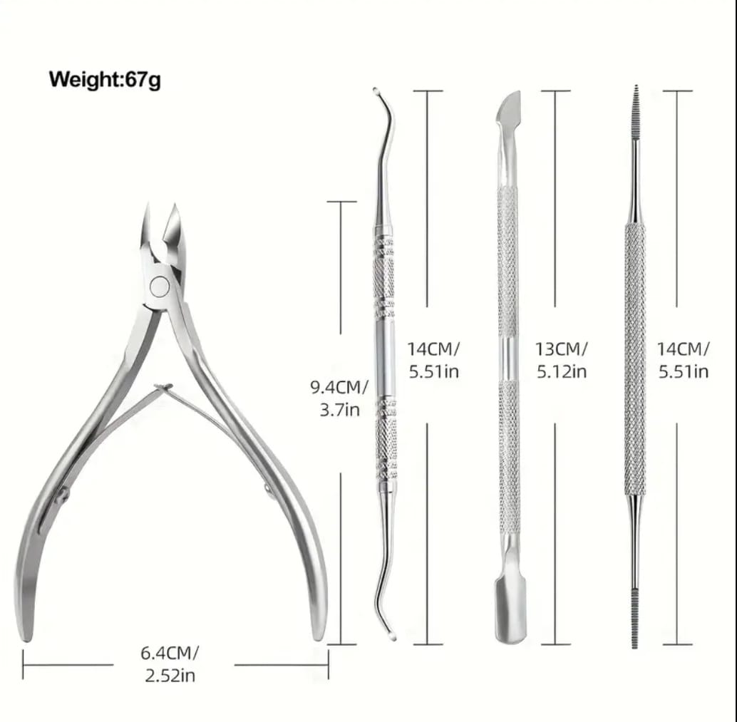 Kit Profesional para Onicocriptosis (Uñas Encarnadas) - 4 Piezas