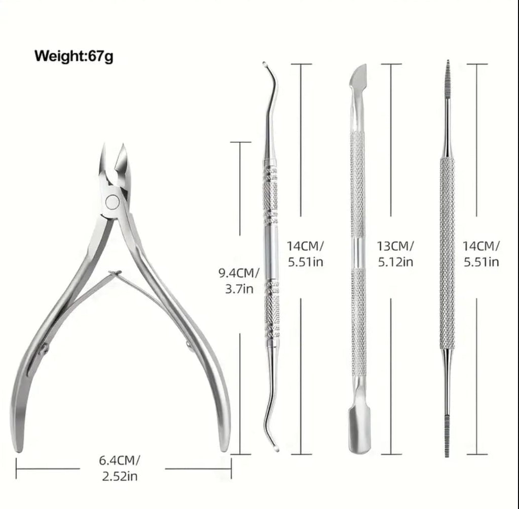 Kit Profesional para Onicocriptosis (Uñas Encarnadas) - 4 Piezas