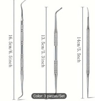 Kit Profesional para Onicocriptosis (Uñas Encarnadas) 3 Piezas