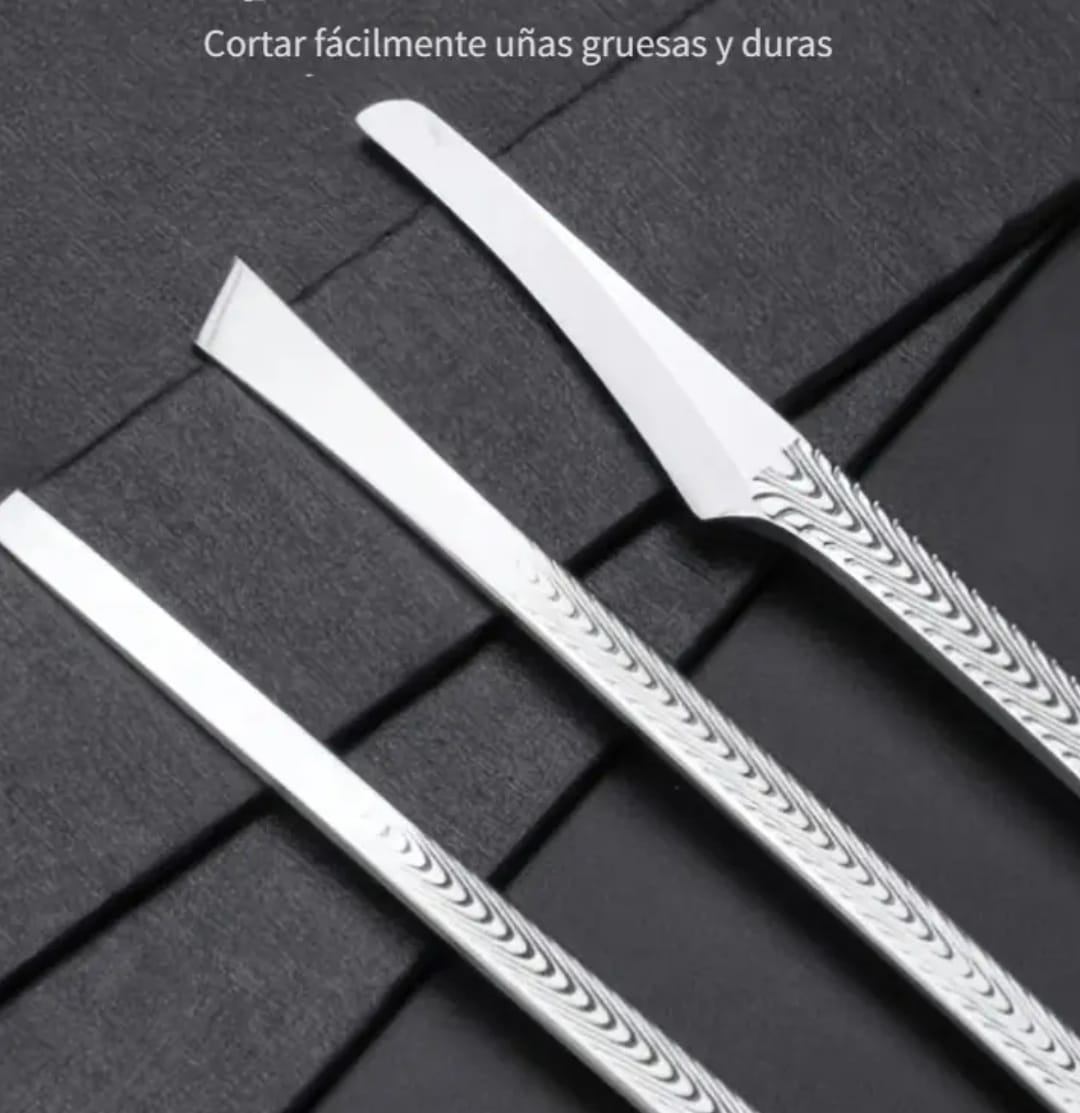 Set Profesional de Cuchillas para Pedicura / Quiropodia (3 Piezas + Estuche)
